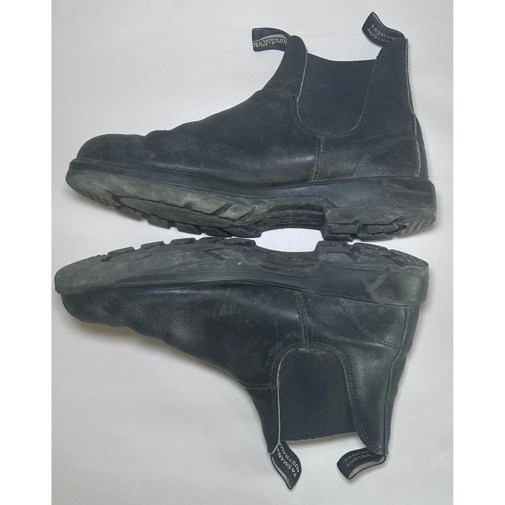 Blundstone 510 Black Leather Chelsea Boots Mens 9.5 AU 10.5 US Pull On Work Boot